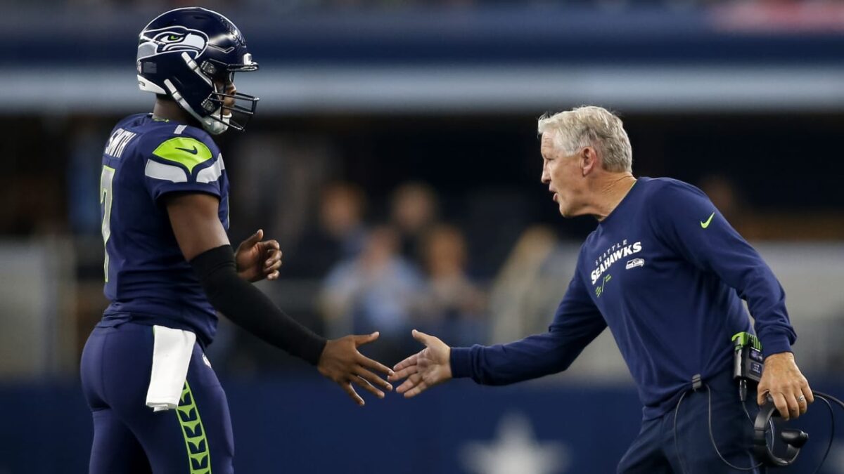 Richard Sherman continuously trolls Seahawks after Geno Smith trade in fan engagement post: "Losing games doesn’t make for winning culture!" 3 Geno Smith reunites with Pete Carroll at the Las Vegas Raiders