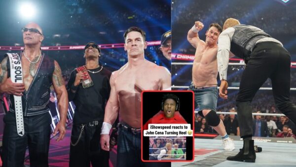 IShowSpeed reacts to John Cena's WWE heel turn
