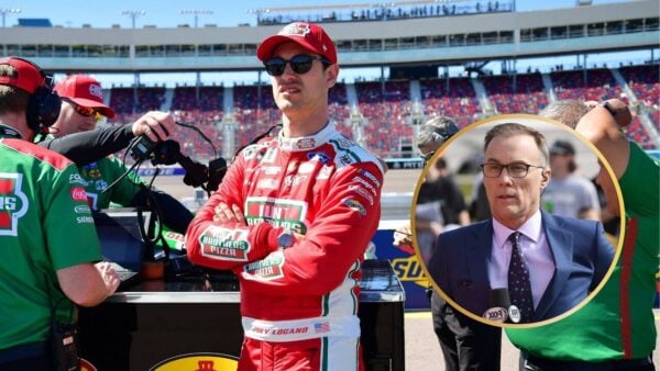 Joey Logano and Kevin Harvick