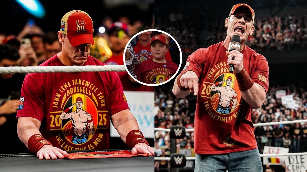 WATCH: Unseen footage of a John Cena kid screaming “I Love You” at the WWE legend before getting dumped by him on Raw