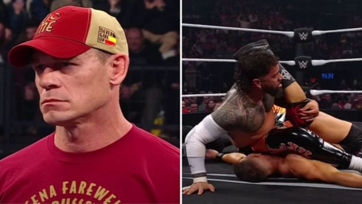 Jey Uso responds to fan backlash after 'botching' multiple times on WWE Raw 3 John Cena and Jey Uso