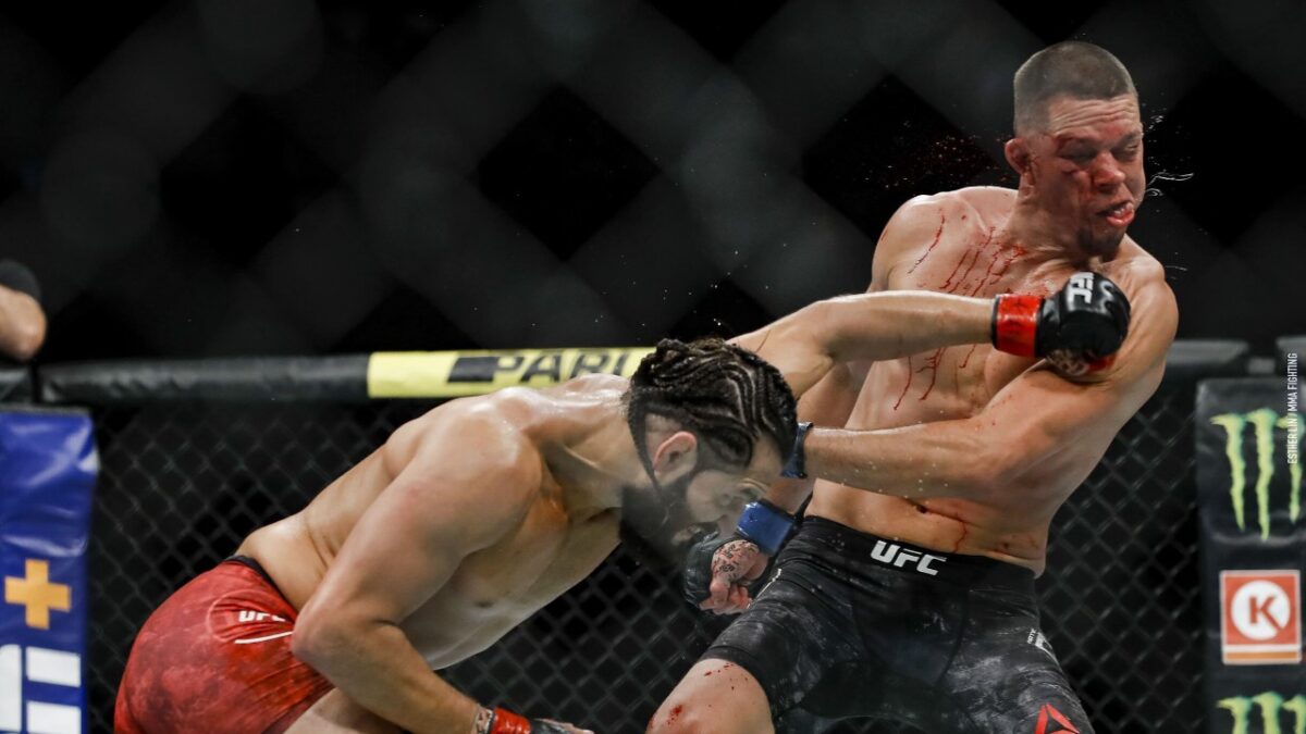 "Tesla had weed smoke" - Nate Diaz and Nick Diaz tales at movie set revealed by comedian Theo Von 3 Jorge Masvidal fighting Nate Diaz in UFC