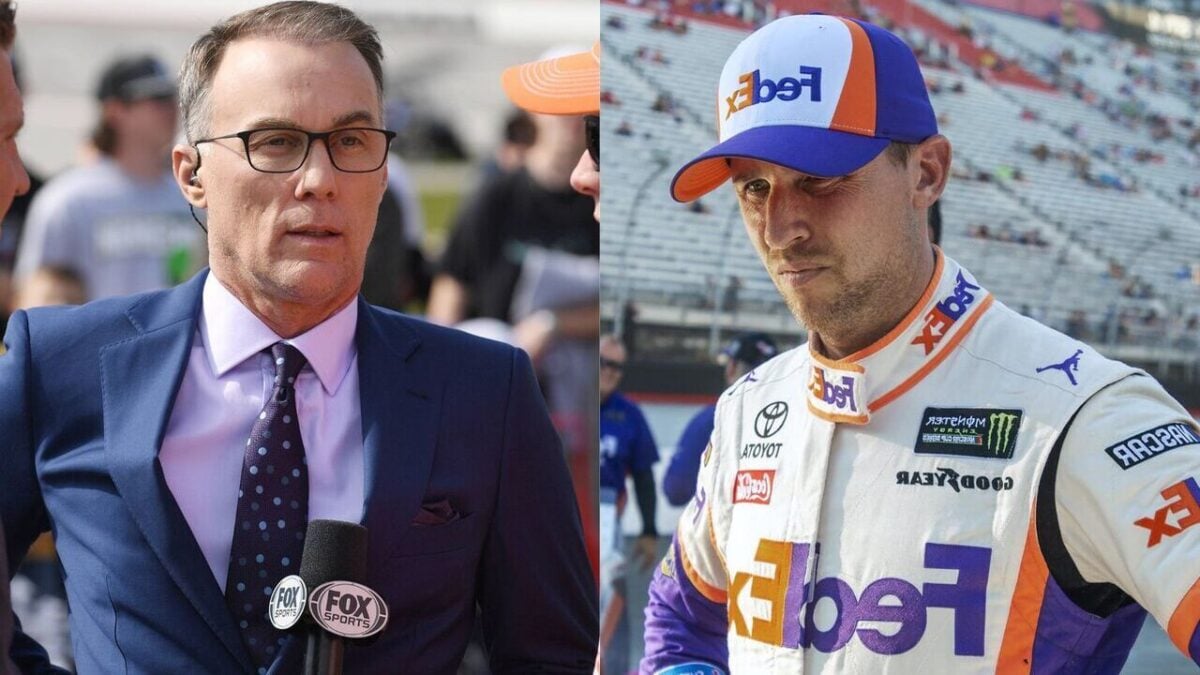 Kevin Harvick and Denny Hamlin