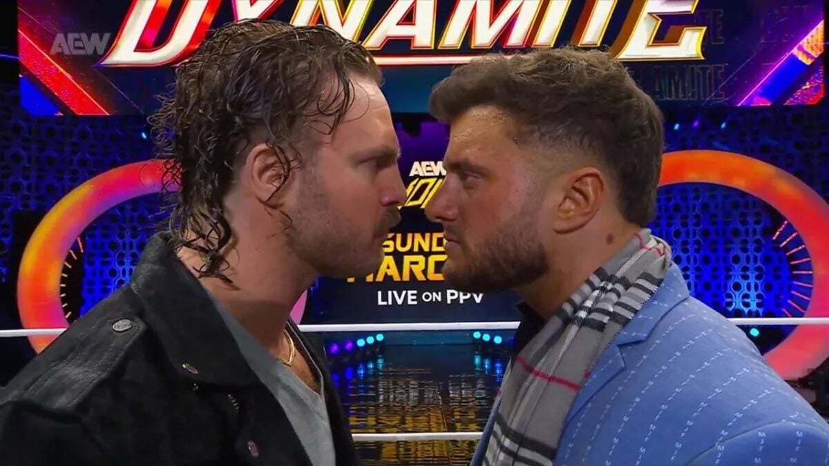"Sir that was attempted murder"- Wrestling fans go wild after top AEW star almost sets his rival on fire on Dynamite 2 MJF and "Hangman" Adam Page