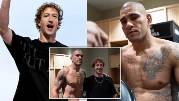 Mark Zuckerberg meets Alex Pereira ahead of his UFC 313 clash