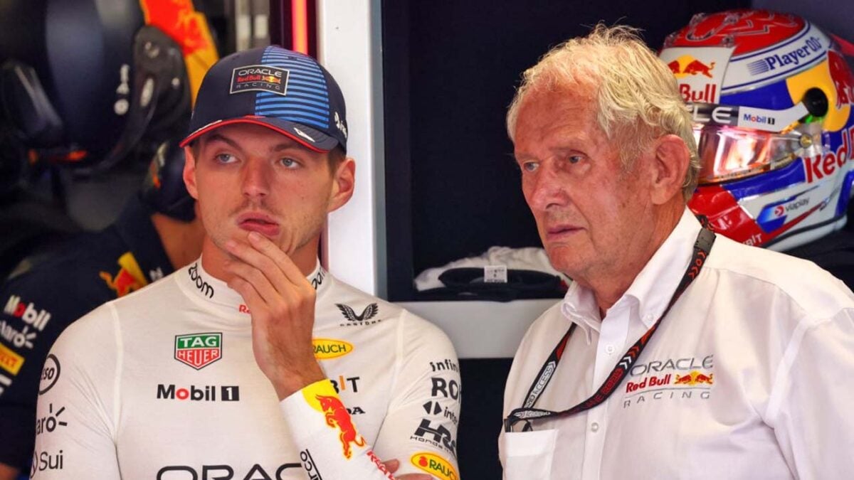 Helmut Marko hints at 'summer break' exit clause for Max Verstappen 3 Max Verstappen and Helmut Marko (via Red Bull)