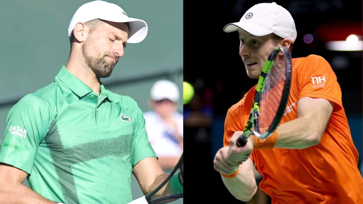 Top journalist warns Novak Djokovic that his 'aura is fading' after he crashes out of Indian Wells 3 Novak Djokovic, Botic van de Zandschulp (2)