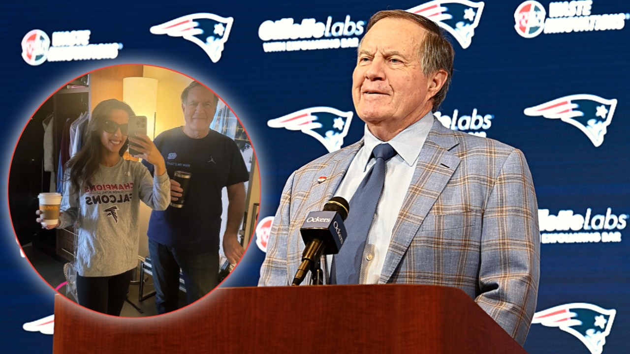 Patriots legend Bill Belichick and girlfriend Jordon Hudson trolled Falcons over 28-3 Super Bowl collapse