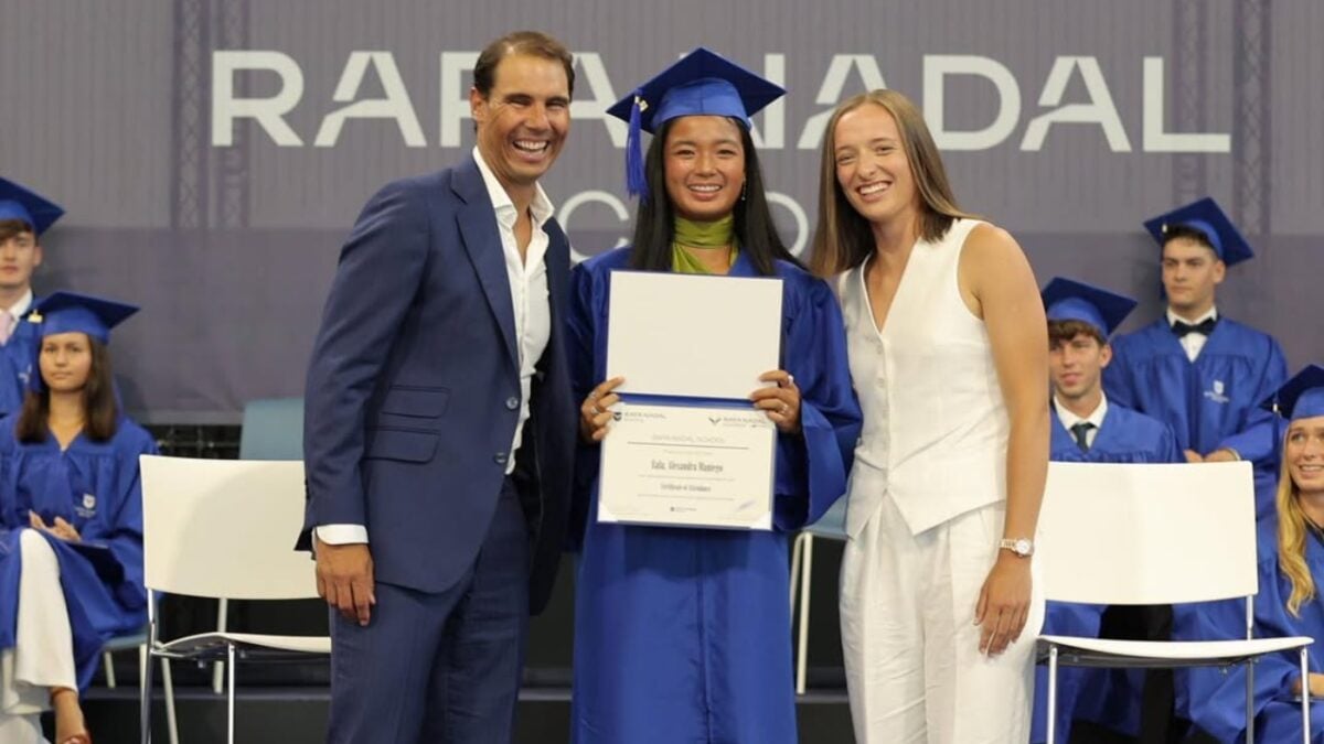 Rafael Nadal, Alexandra Eala, Iga Swiatek