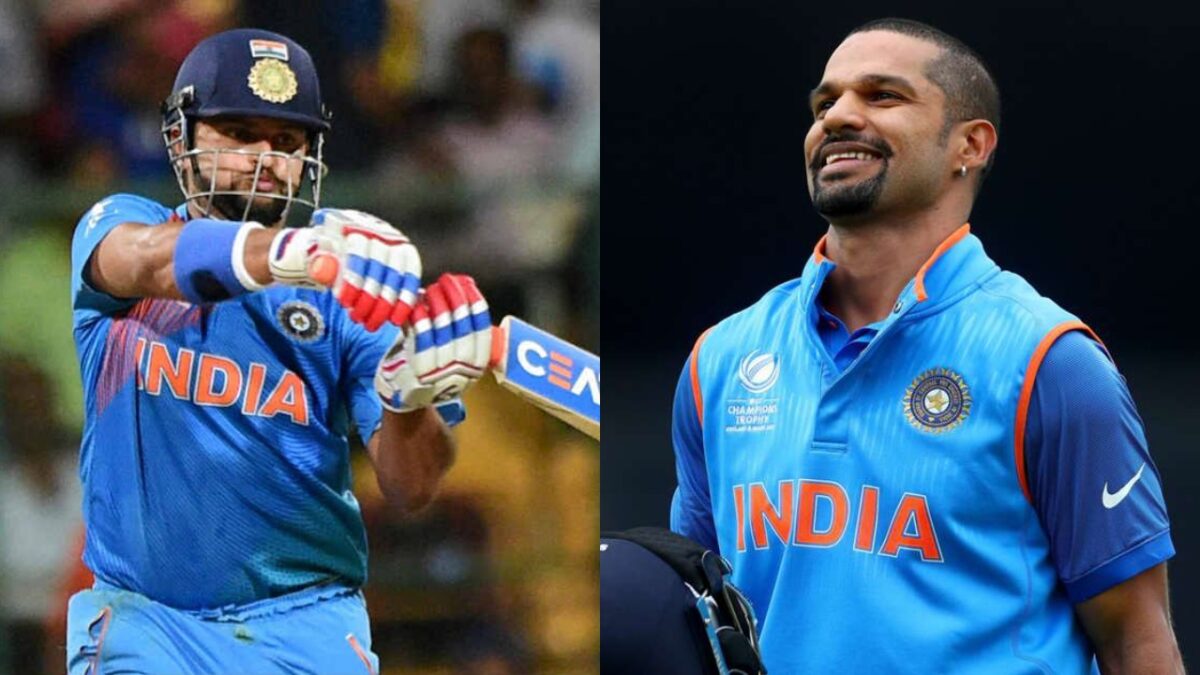 (Video) Suresh Raina, regarded as India's best fielder, was left speechless seeing Glenn Phillips' stunner to dismiss Virat Kohli 2 Suresh Raina Shikhar Dhawan Indian legends